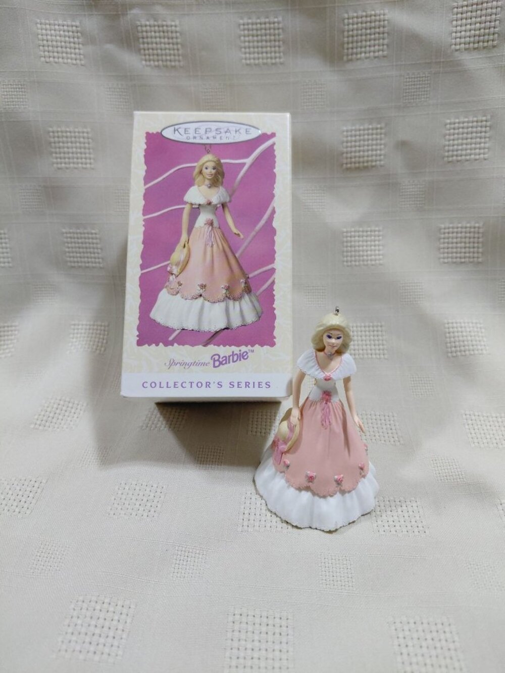 NIB Barbie 1997 Springtime Keepsake Ornament Collectors Series By Hallmark